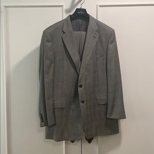 Hickey Freeman glen plaid suit